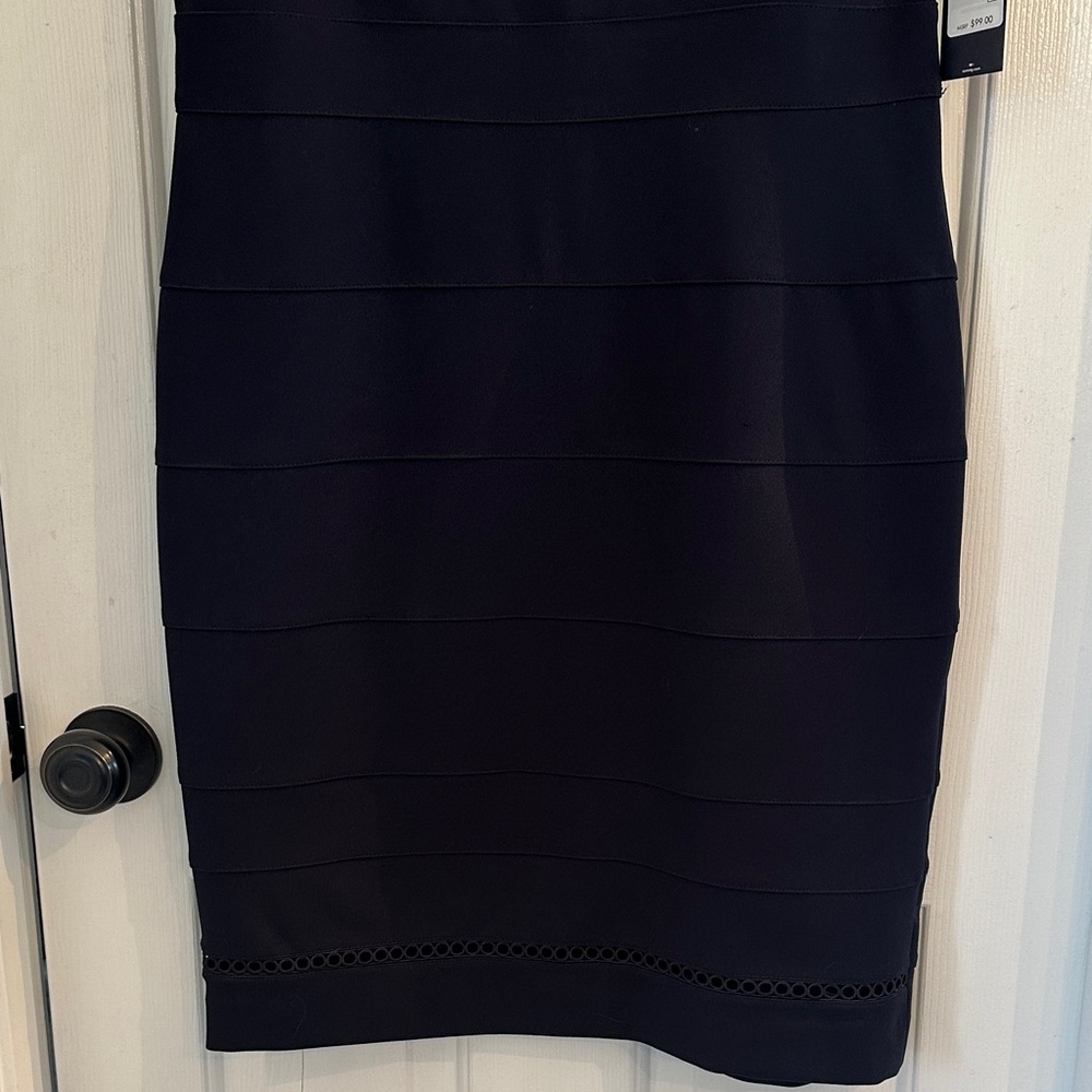 Tommy Hilfiger Dark Blue Midi Dress - Picture 3 of 8
